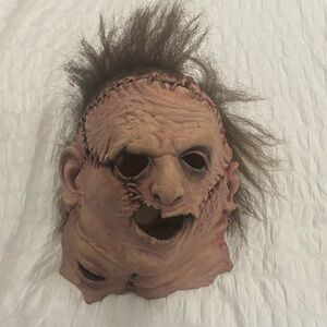Scary Halloween Mask with Hair